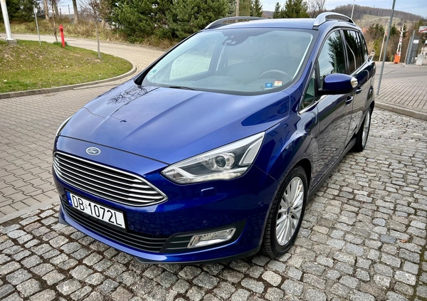 Ford Grand C-MAX cena 52900 przebieg: 144000, rok produkcji 2016 z Wałbrzych małe 781